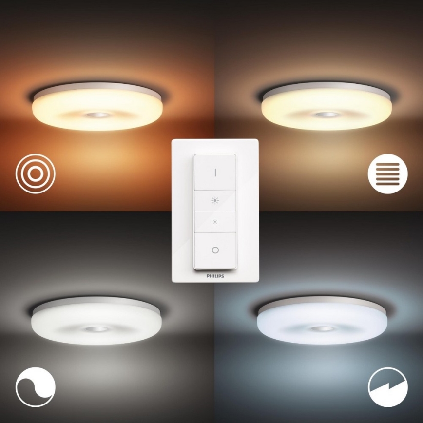 Philips - Himmennettävä LED-valaisin kylpyhuoneeseen Hue STRUANA LED/25W/230V IP44