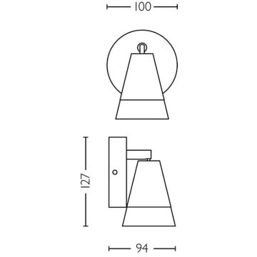 Philips - Kohdevalo CLEFT 1xGU10/5W/230V