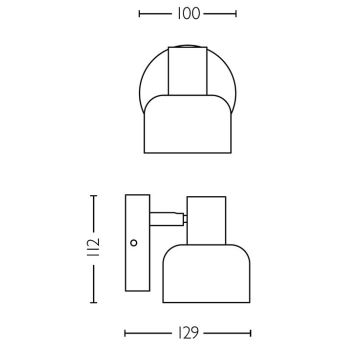 Philips - Kohdevalo SLEET 1xE14/25W/230V