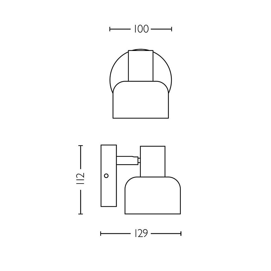 Philips - Kohdevalo SLEET 1xE14/25W/230V