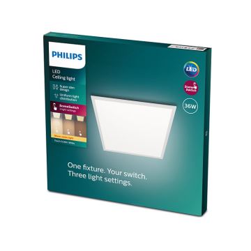 Philips - LED-himmennettävä kattovalaisin SLIM SCENE SWITCH LED / 36W / 230V 2700K