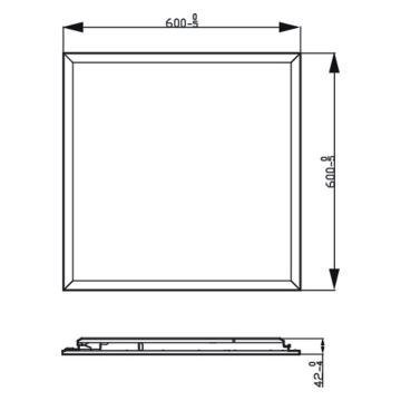 Philips - LED-himmennettävä kattovalaisin SLIM SCENE SWITCH LED / 36W / 230V 2700K