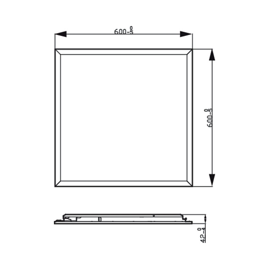 Philips - LED-himmennettävä kattovalaisin SLIM SCENE SWITCH LED / 36W / 230V 2700K