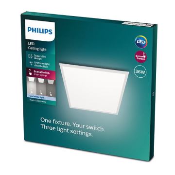 Philips - LED Himmennettävä kattovalaisin SLIM SCENE SWITCH LED/36W/230V 4000K