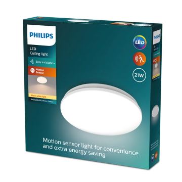 Philips - LED-kattovalaisin anturilla ACUNA LED/21W/230V 2700K