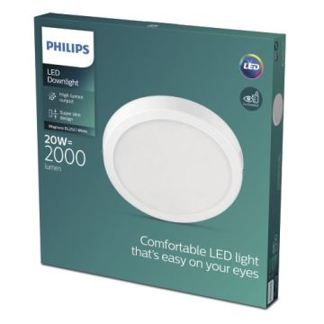 Philips - LED-kattovalaisin MAGNEOS LED / 20W / 230V 2700K valkoinen