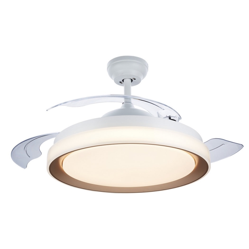 Philips-LED-kattovalaisin tuulettimella LED/35W/230V 5500/4000/2700K + kauko-ohjaus kulta