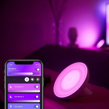 Philips - LED RGB Himmennettävä pöytävalaisin Hue BLOOM 1xLED/7,1W/230V