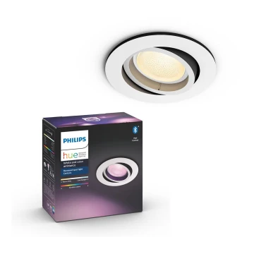 Philips - LED RGB Upotettu valo HUE CENTURA 1xGU10/5,7W/230V