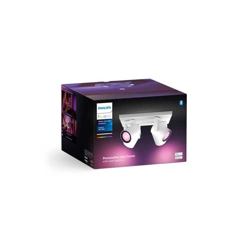 Philips - LED RGBW Himmennettävä kohdevalo Hue ARGENTA 4xGU10/4,2W/230V 2000-6500K