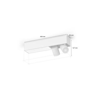 Philips - LED RGBW Himmennettävä kohdevalo Hue CENTRIS 2xGU10/4,2W/230V+ LED/11W