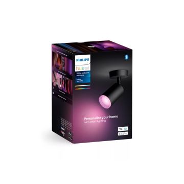 Philips - LED RGBW Himmennettävä kohdevalo Hue FUGATO 1xGU10/4,2W/230V 2000-6500K musta