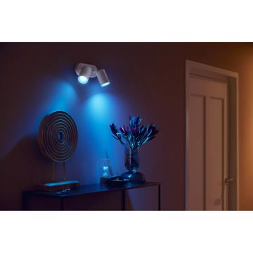 Philips - LED RGBW Himmennettävä kohdevalo Hue FUGATO 2xGU10/4,2W/230V 2000-6500K valkoinen