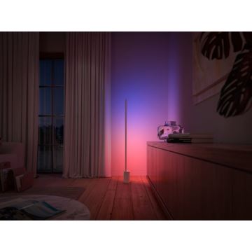 Philips - LED RGBW Himmennettävä lattiavalaisin Hue SIGNE LED/29W/230V 2000-6500K valkoinen