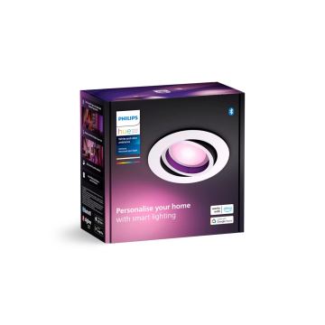 Philips - LED RGBW Himmennettävä riippuva kattovalaisin Hue CENTURA 1xGU10/4,2W/230V 2000-6500K