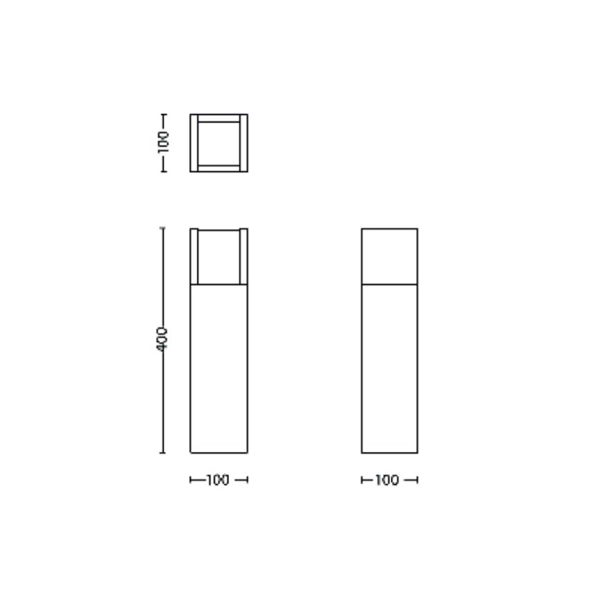 Philips - LED-ulkolamppu ARBOUR LED/3,8W/230V 40 cm IP44