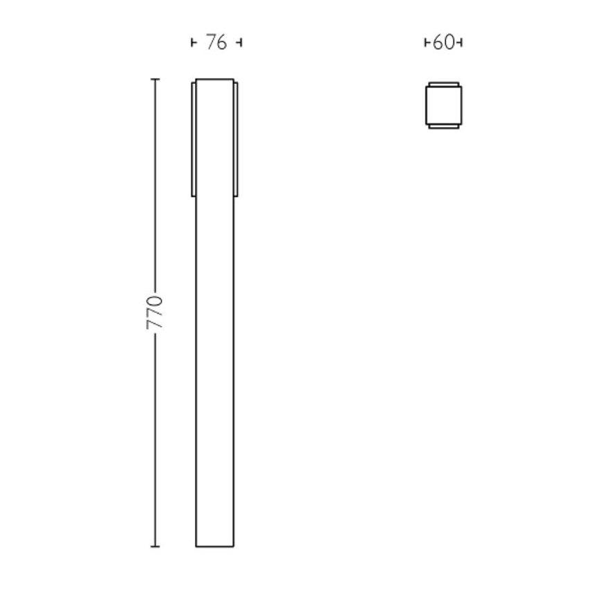 Philips - LED-ulkolamppu STRATOSPHERE LED/3,8W/230V 77 cm 4000K IP44