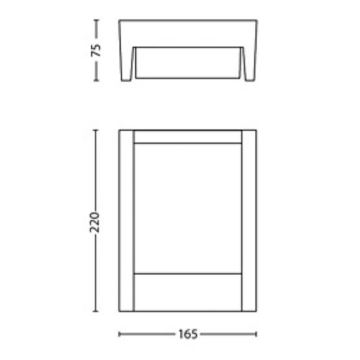 Philips - LED-ulkoseinävalaisin ARBOUR LED/3,8W/230V IP44