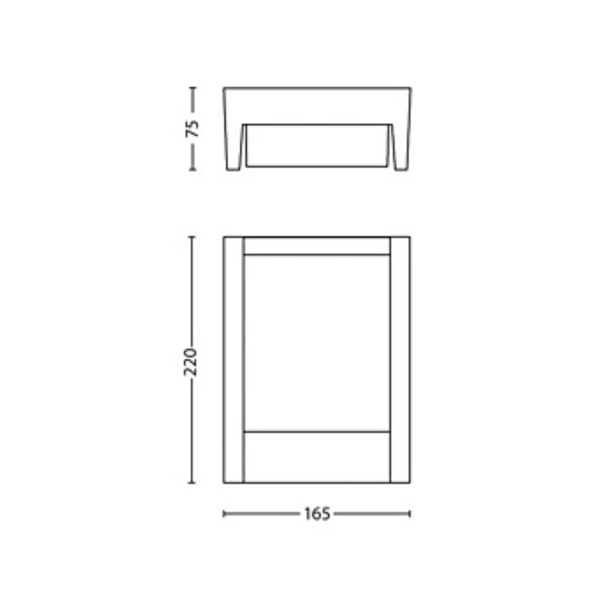 Philips - LED-ulkoseinävalaisin ARBOUR LED/3,8W/230V IP44