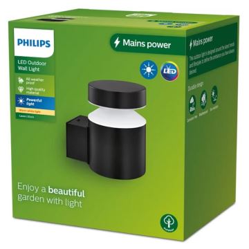 Philips - LED-ulkoseinävalaisin LAVEN LED/6W/230V 2700K IP44