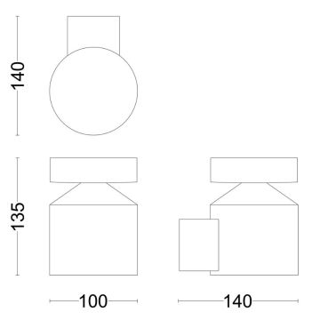 Philips - LED-ulkoseinävalaisin LAVEN LED/6W/230V 2700K IP44