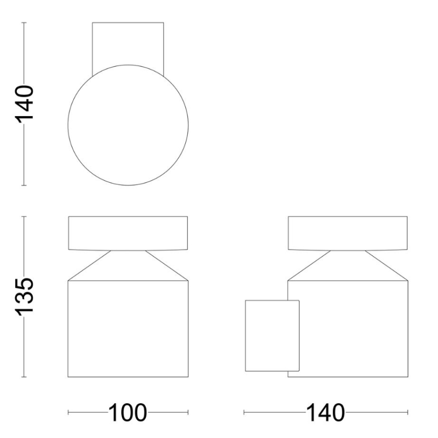 Philips - LED-ulkoseinävalaisin LAVEN LED/6W/230V 2700K IP44