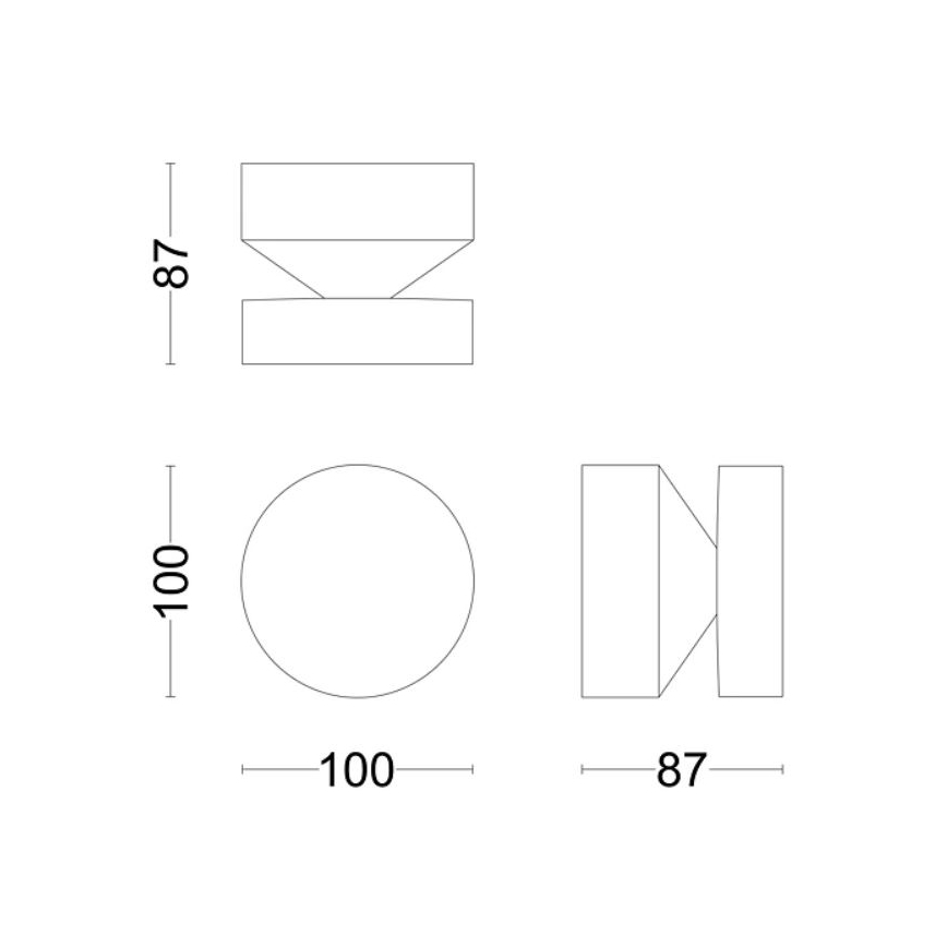 Philips - LED-ulkoseinävalaisin LAVEN LED/6W/230V 2700K IP44