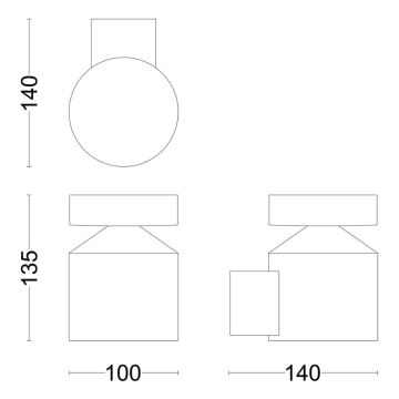 Philips - LED-ulkoseinävalaisin LAVEN LED/6W/230V 4000K IP44