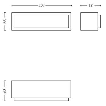 Philips - LED-ulkoseinävalaisin STRATOSPHERE LED/3,8W/230V 2700K IP44