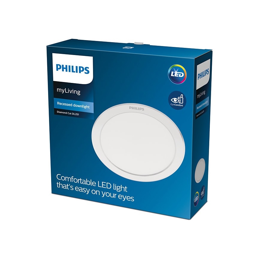 Philips - LED-upotettava valo LED / 17W / 230V 3000K