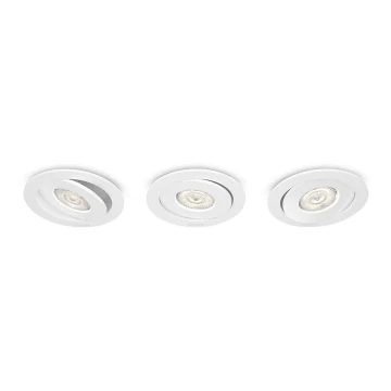 Philips - SETTI 3x LED Himmennettävä upotettava valo/4,5W/230V