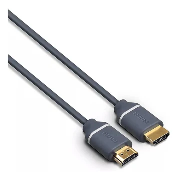 Philips SWV5650G/00 - HDMI-kaapeli Ethernetillä, HDMI 2.0 A -liitin 5 m harmaa