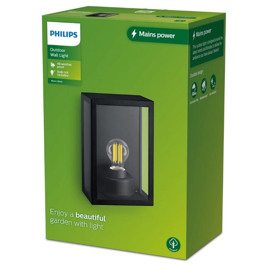 Philips - Ulkoseinävalaisin ALZOR 1xE27/25W/230V IP44