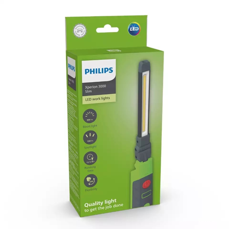 Philips X30SLIMX1 - LED Himmennettävä ladattava taskulamppu XPERION LED/5W/3,7V 500 lm 2500mAh