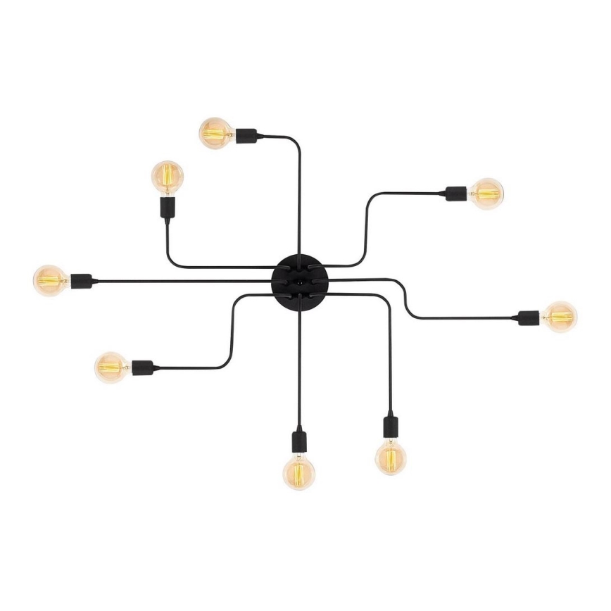 Pinta-asetettava kattokruunu TRUVA 8xE27/40W/230V