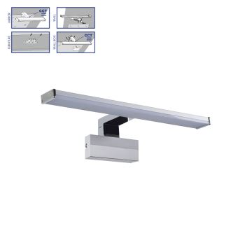 Prezent 70226  - Kylpyhuoneen LED-peilivalo TREMOLO PLUS LED/8W/230V IP44 3000/4000K 40 cm