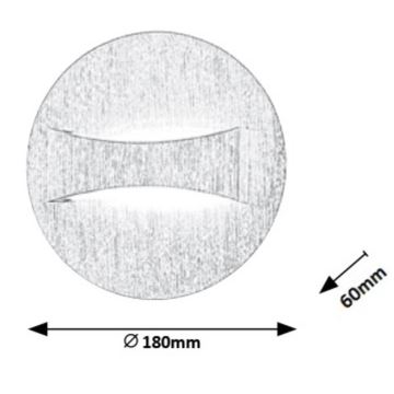 Rabalux - LED-seinävalaisin LED/6W/230V