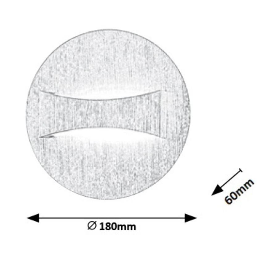 Rabalux - LED-seinävalaisin LED/6W/230V