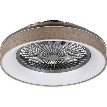 Rabalux - LED Himmennettävä kattovalaisin tuulettimella LED/35W/230V 3000-6000K + kaukosäädin