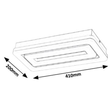 Rabalux - LED-kattovalaisin LED/40W/230V