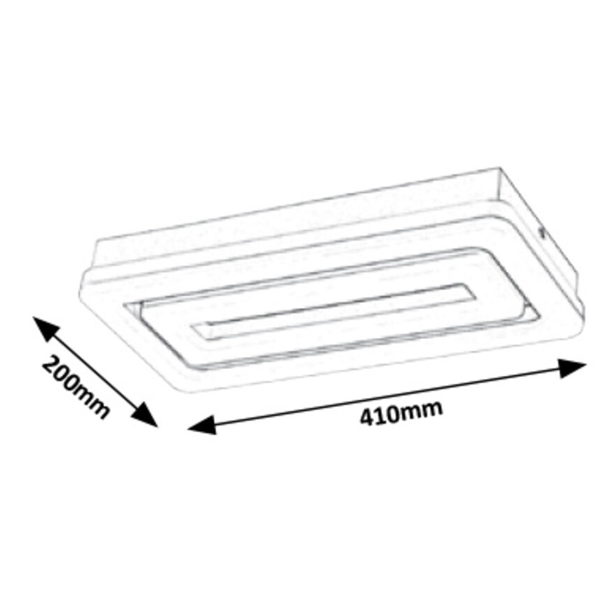 Rabalux - LED-kattovalaisin LED/40W/230V