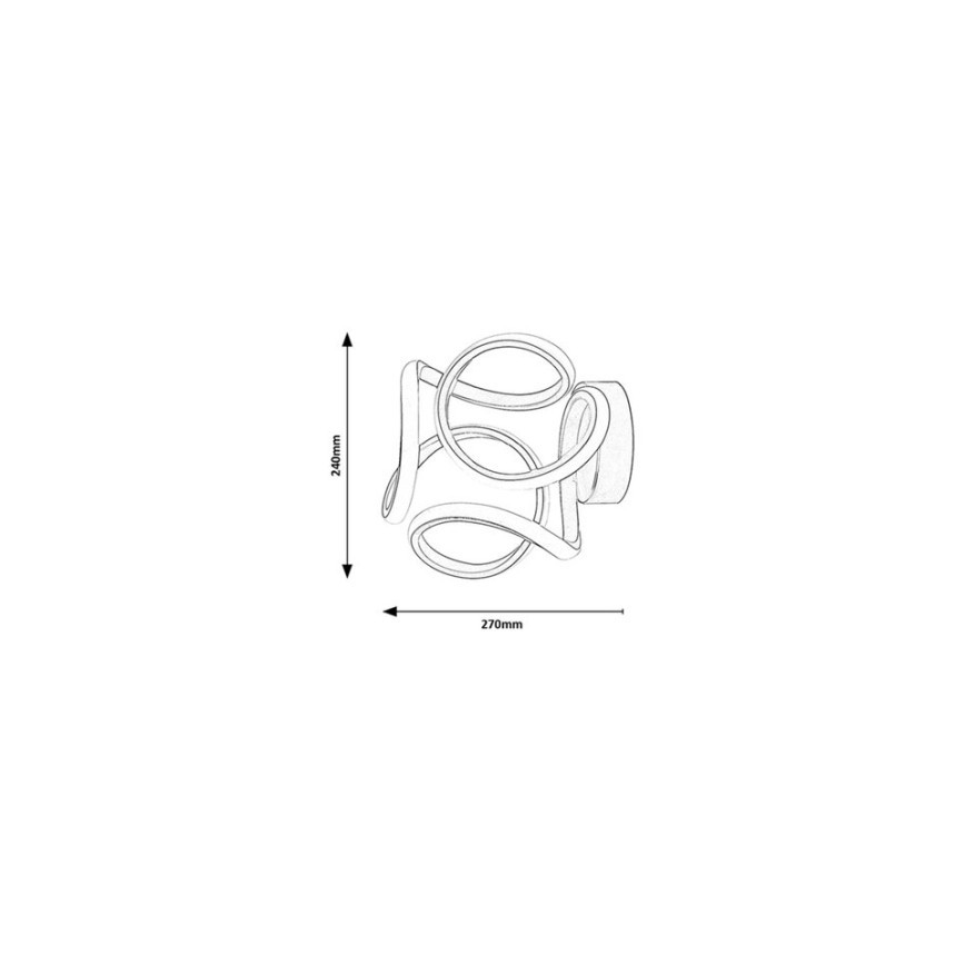 Rabalux - LED-seinävalaisin LED/11W/230V 3000K