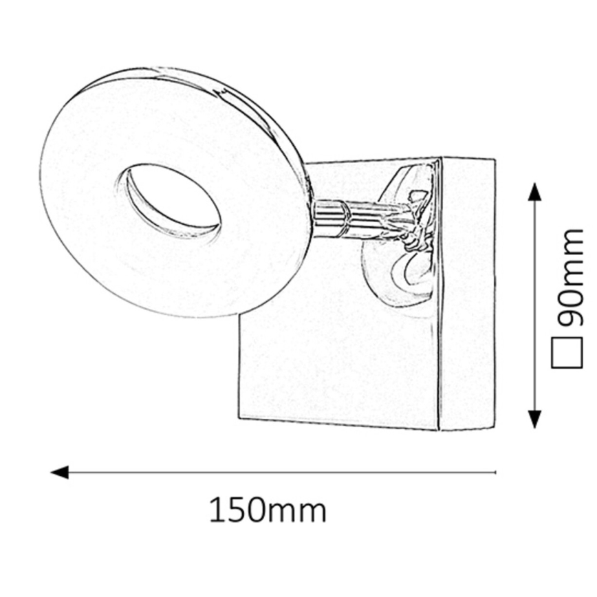 Rabalux - LED-kylpyhuoneen valo LED/5W/230V IP44