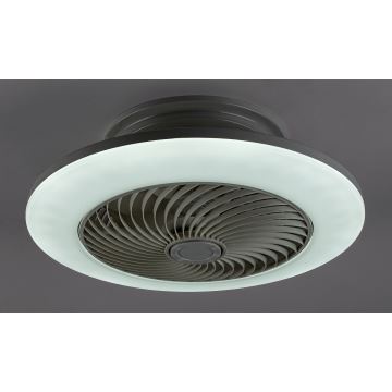 Rabalux 6710 - LED Himmennettävä kattovalaisin tuulettimella DALFON LED/36W/23