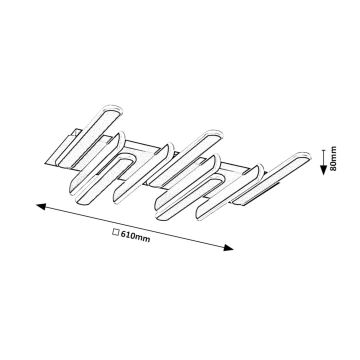 Rabalux - LED-kattovalaisin LED/46W/230V 3000/4000K