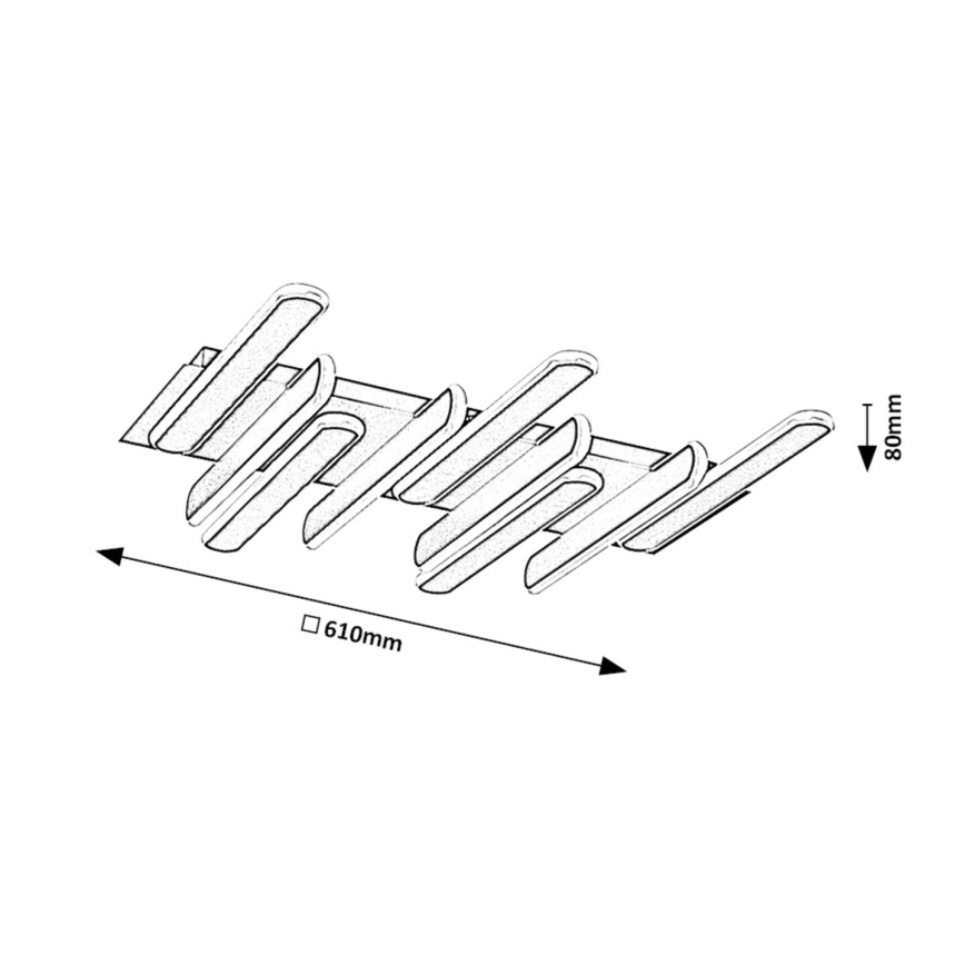 Rabalux - LED-kattovalaisin LED/46W/230V 3000/4000K