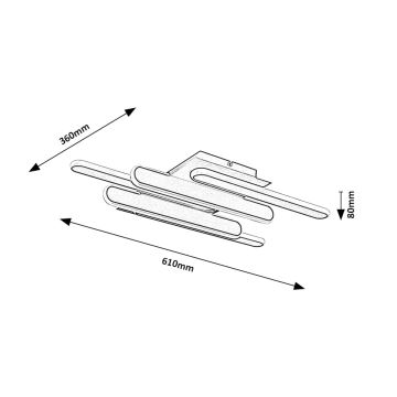 Rabalux - LED-kattovalaisin LED/36W/230V 3000/4000K