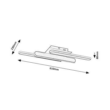 Rabalux - LED-kattovalaisin LED/18W/230V 3000/4000K