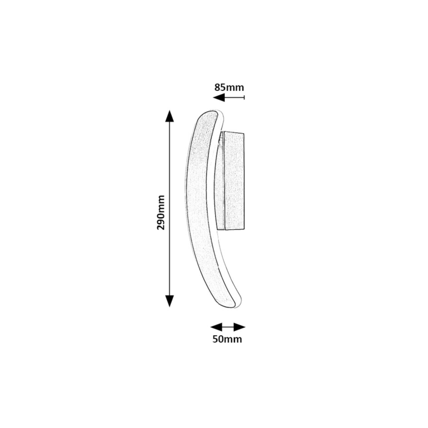 Rabalux - LED-seinävalaisin LED/12W/230V