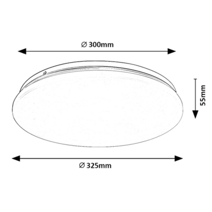 Rabalux - LED-kattovalaisin LED/18W/230V 4000K 32 cm